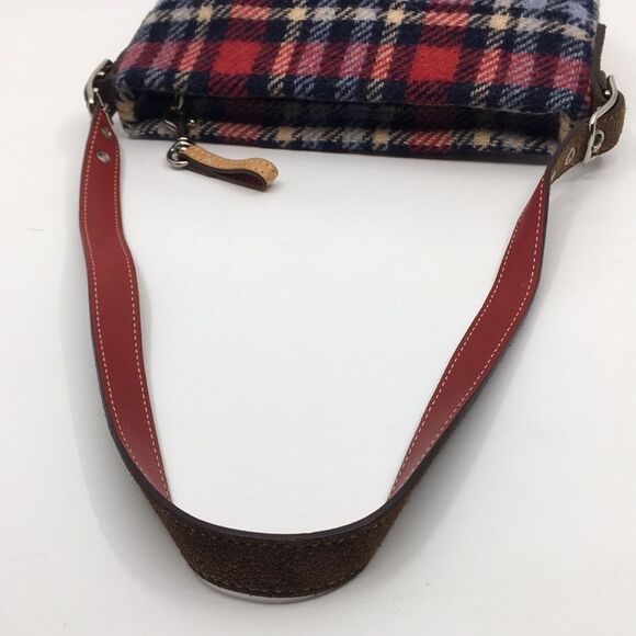 Vintage Y2K Coach Holiday Plaid Wool Mini Bag - Picture 10 of 17